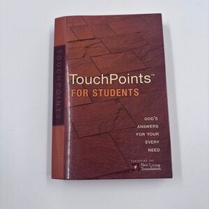 TouchPoints for Students Devotional NLT Scripture Topics Bible Guide Paperback